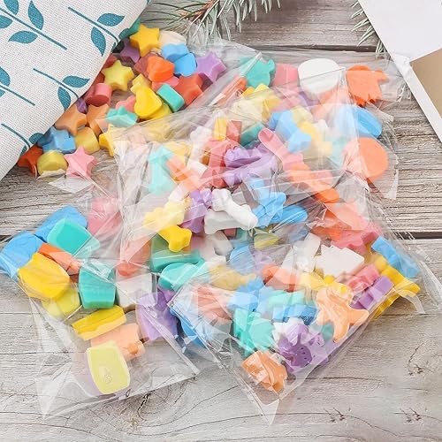 Miniatura 6 de Ducodocu Moldes de silicona para árbol de Navidad, 70 cavidades, mini molde de gomitas de grado alimenticio para perros, para chocolate, dulces,