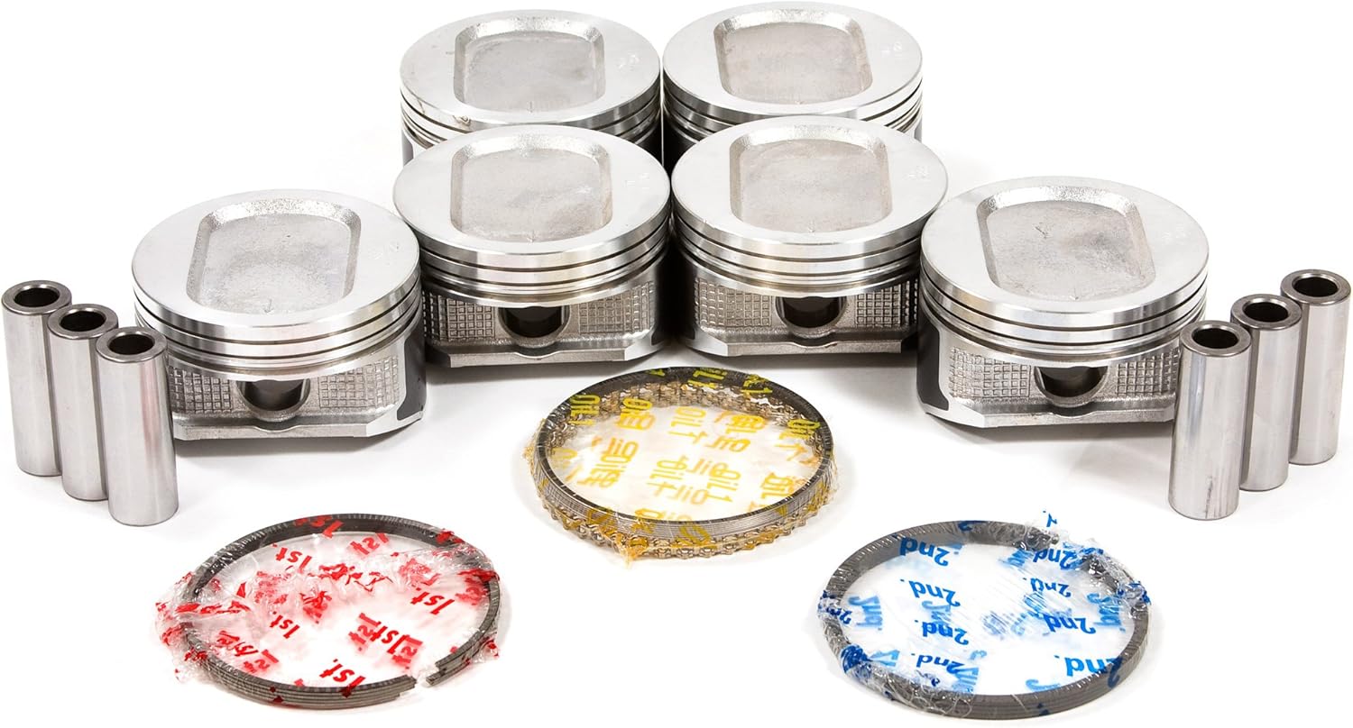 Evergreen PA20500.STD Compatible With 97-04 Ford F150 E150 E250 Freestar Mercury 4.2L 256 OHV 2 Engine Piston Set (Standard Size)