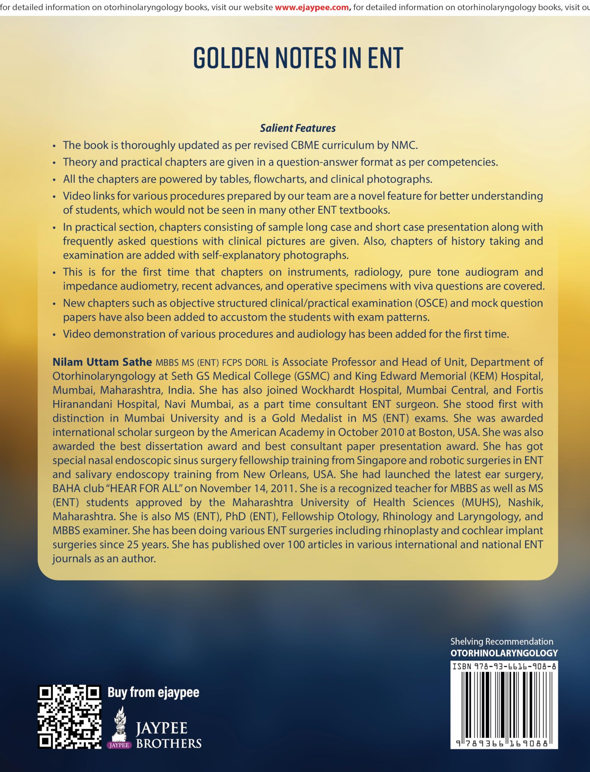 Golden Notes in ENT