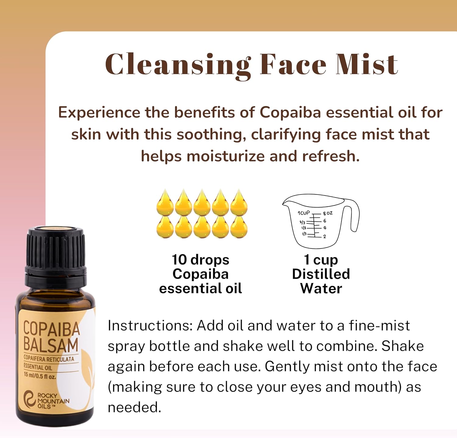Rocky Mountain Oils - Copaiba Balsam -15ml - Natural Essential Oil