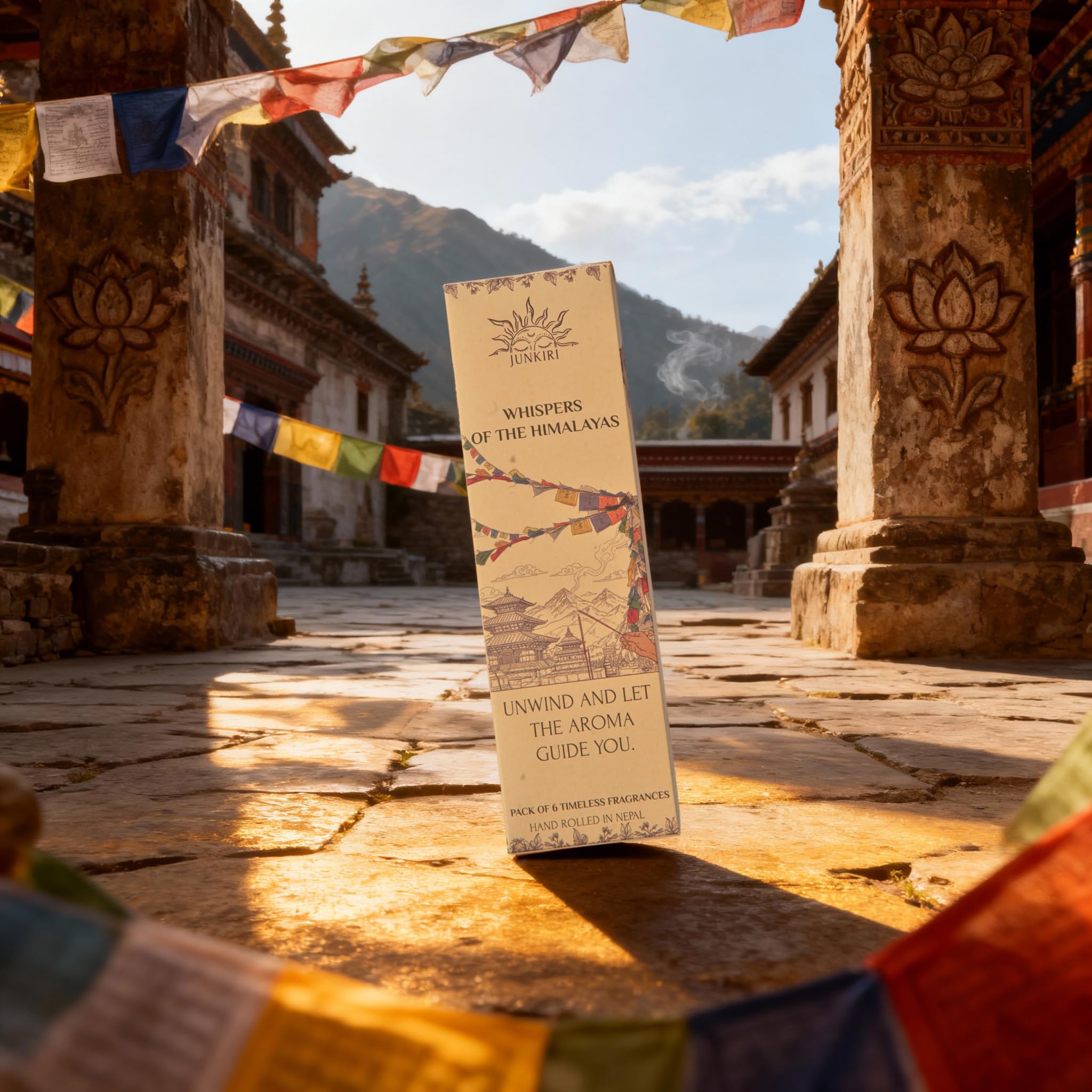 Incenso Nepalese Fatto a Mano, Set di 6 fragranze, 90 bastoncini, Nag Champa, Lavanda, Sandalo, Gelsomino per meditazione, guarigione, aromaterapia, relxazione, vibrazioni positive, incenso Himalayano