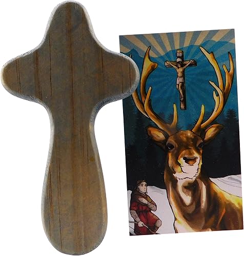 Miniatura 4 de Westmon Works Juego de oración para la depresión y la ansiedad, paquete de tarjetas sagradas y cruz de madera de mano