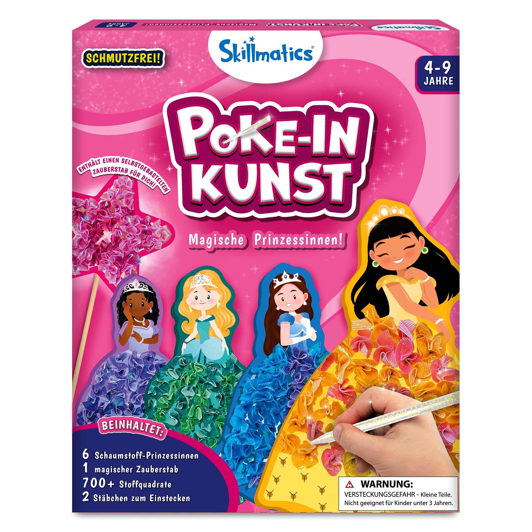 Skillmatics Kunst & Bastelaktivität- Poke-in Kunst magische Prinzessinnen