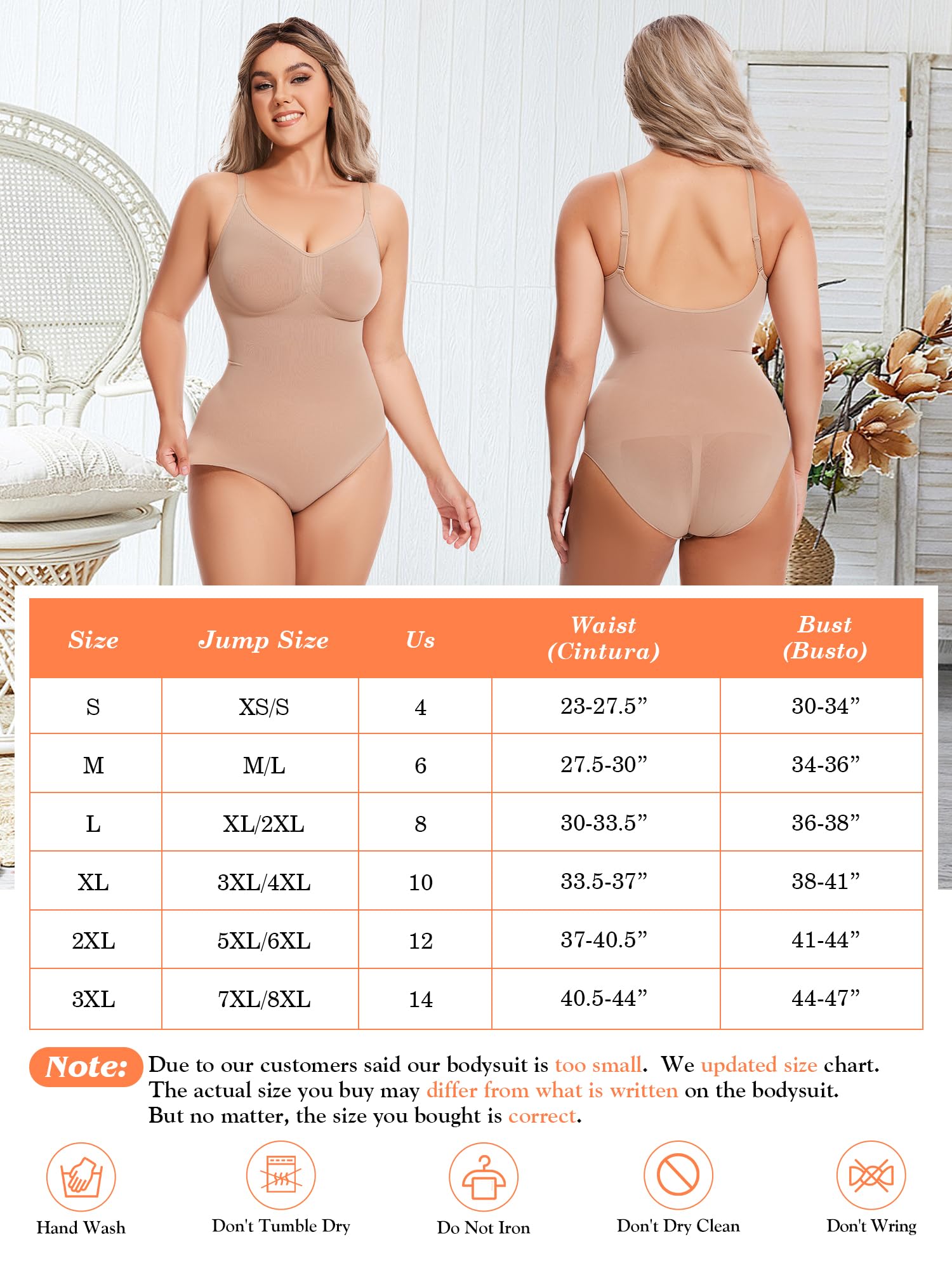 Atbuty Body de muslo medio, moldeador de cuerpo completo, torso corto para mujer, control de abdomen, esculpido sin costuras, moldeador de cuerpo pequeño