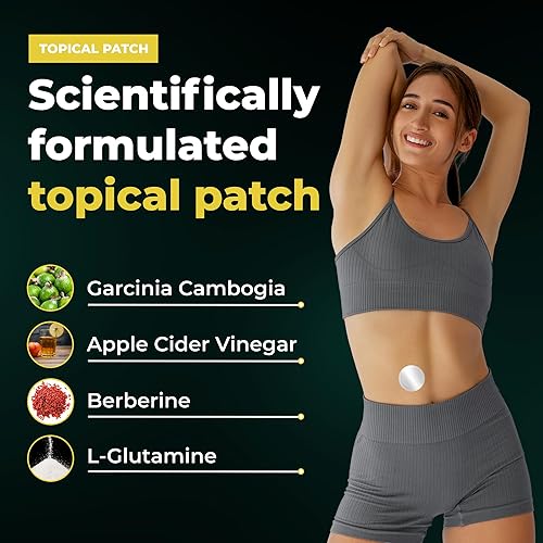Miniatura 2 de Parches Nano GLP-1 para mujeres y hombres  Parche GLP1 con berberina, L-Glutamina, Garcinia Cambogia, Resveratrol  Suministro de 30 días