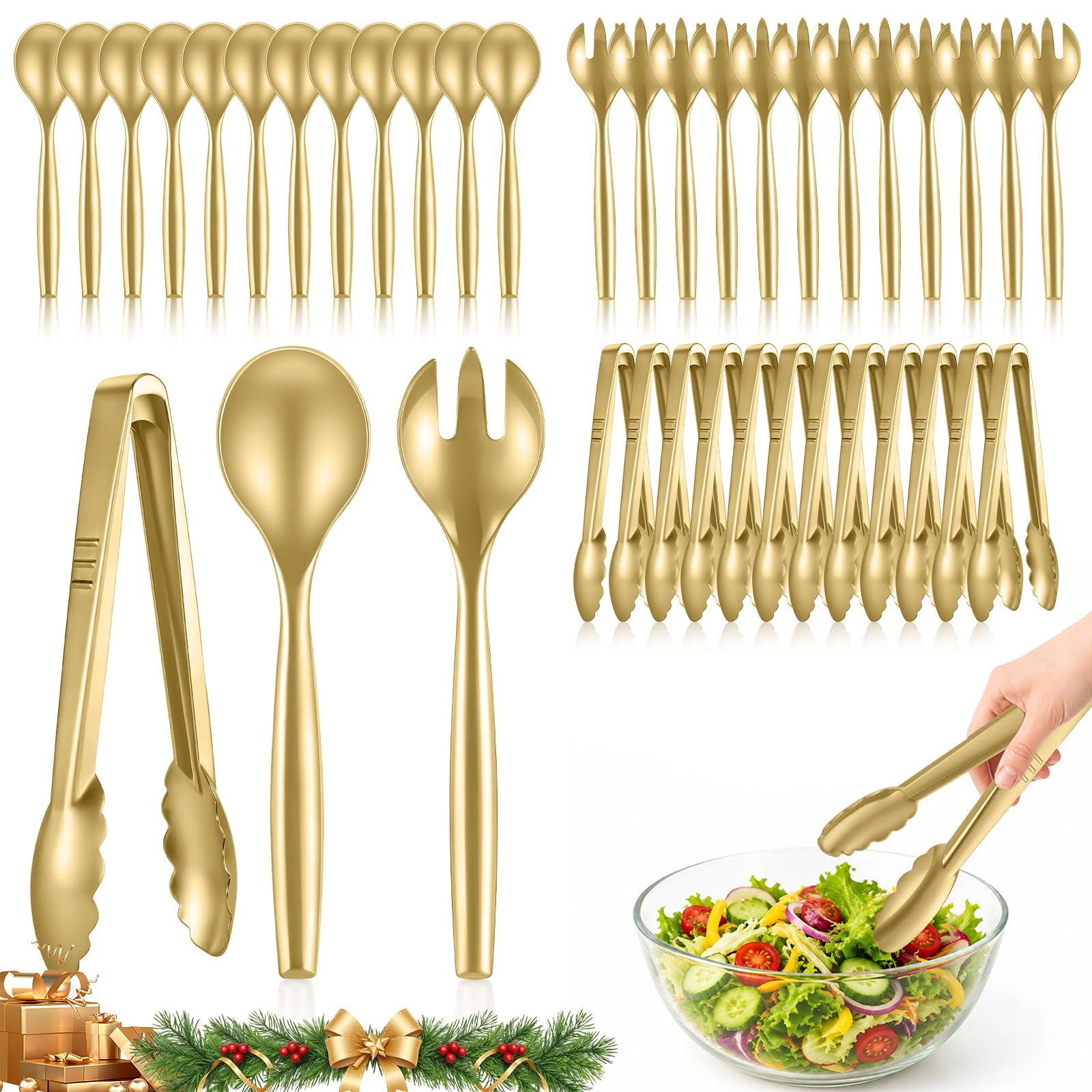 Plastic Serving Utensil Set - 18 Piece Buffet Set -18 Plastic Serving Utensil Set - 18 Piece Buffet Set -18