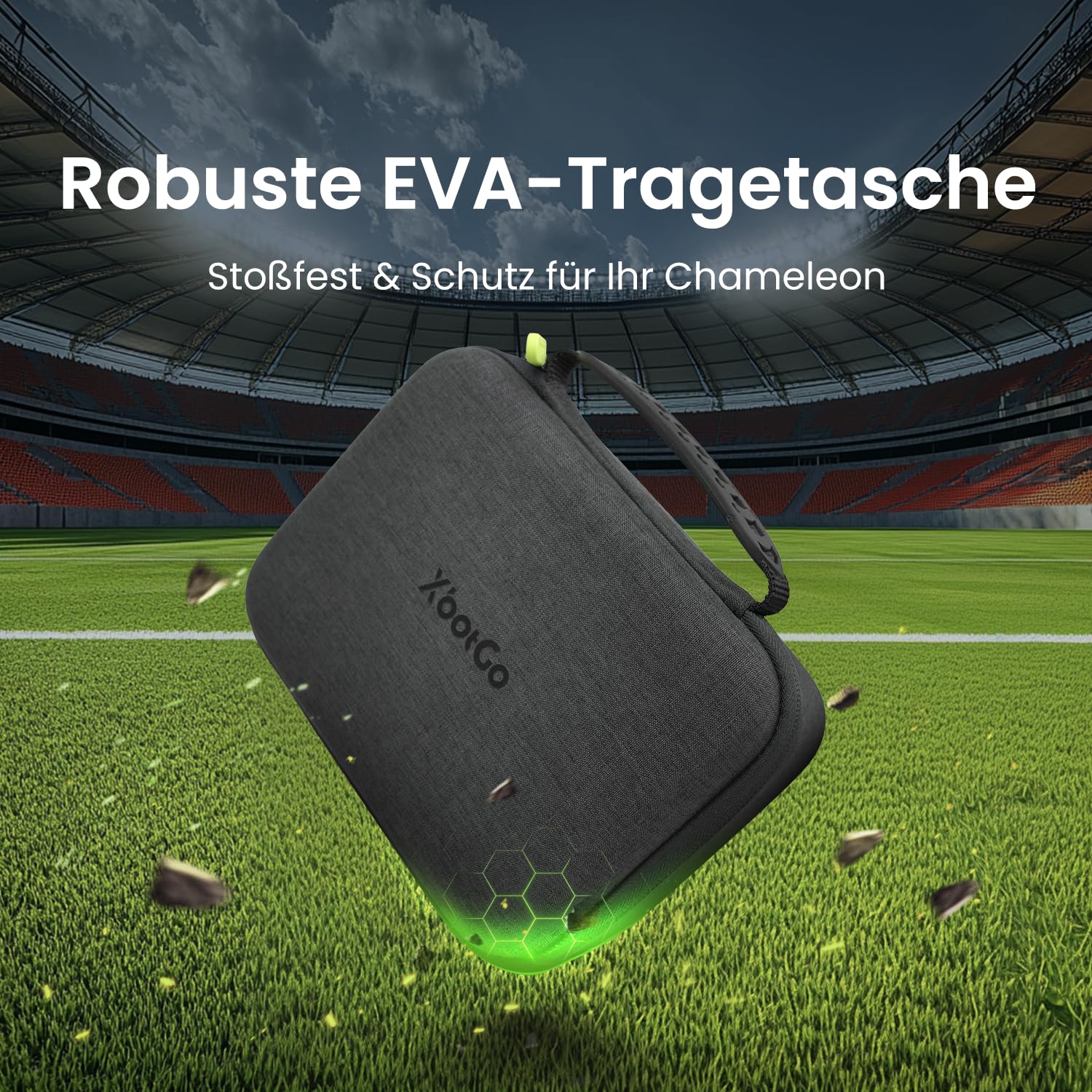 XbotGo Chameleon Tasche Case – Robuste Hartschalen-Schutzhülle für Outdoor, stoßfest, präzise Passform, tragbare Aufbewahrung mit bequemem Griff