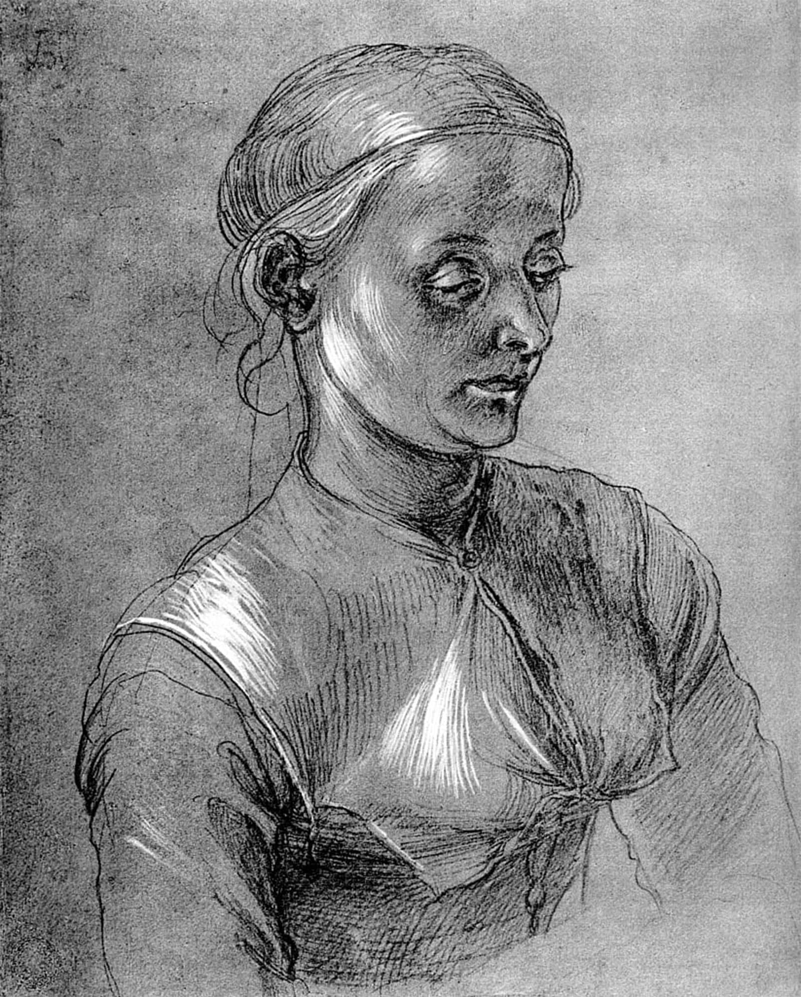 Tableau Agnès Albrecht Dürer impression toile 60x90cm poster dart mural