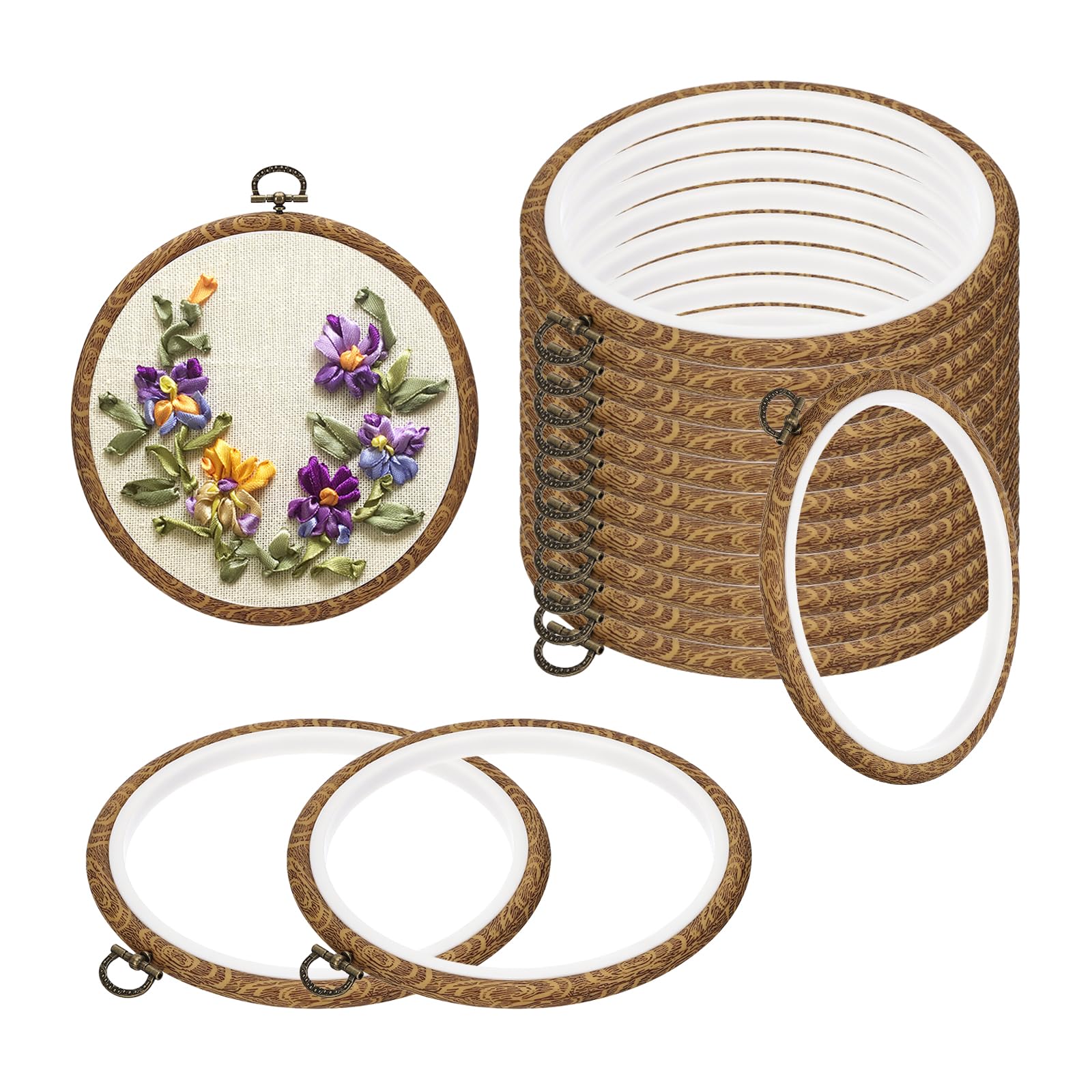 PATIKIL 6inch Embroidery Hoops