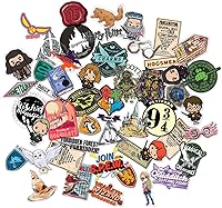 Vista 2 de Conquest Journals - Calcomanías transparentes variadas de Harry Potter, impermeables, resistentes a los rayos UV y a los arañazos, calcomanías