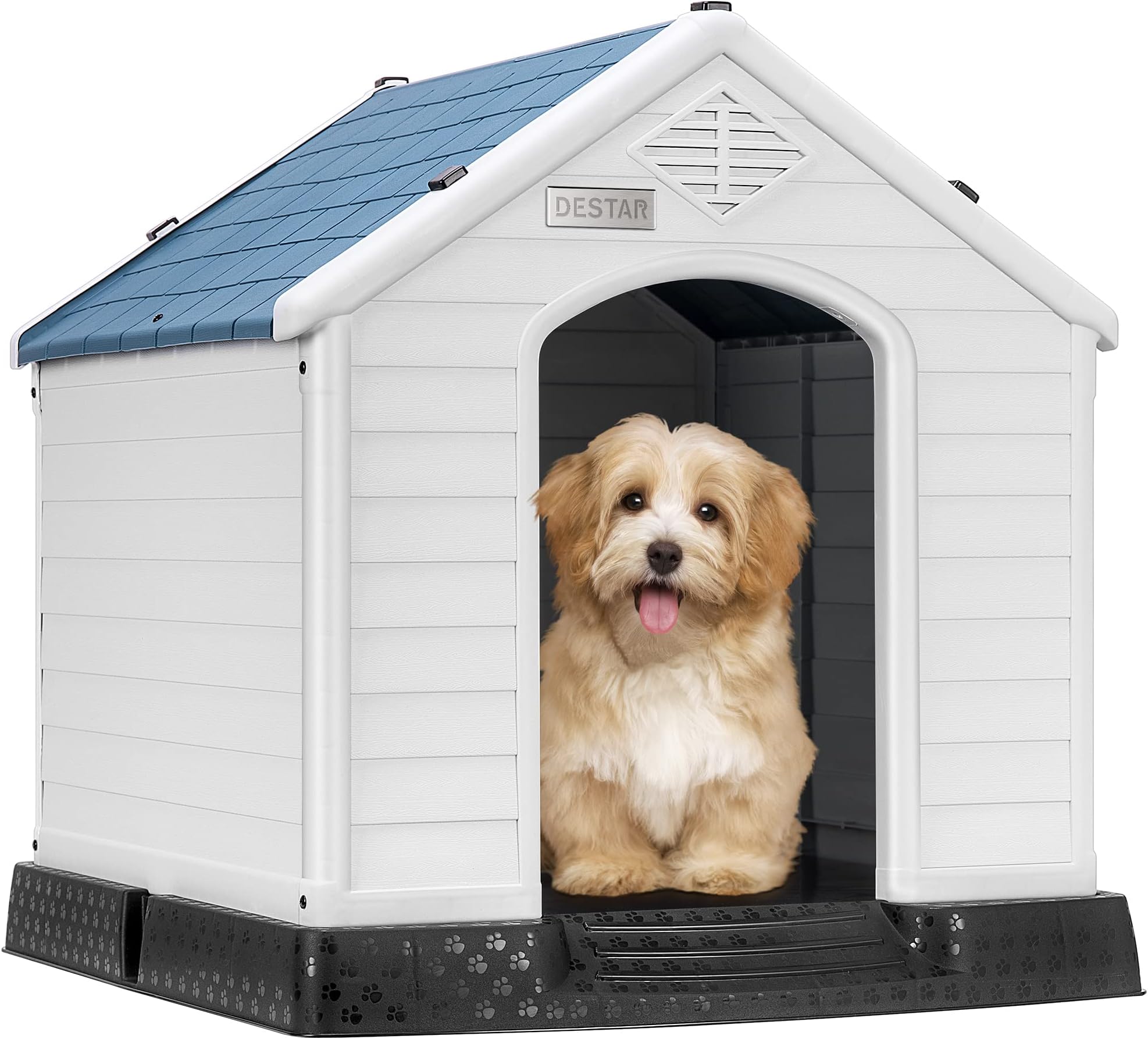 Confidence Pet XL Waterproof Plastic Dog Kennel Outdoor