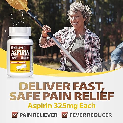 Miniatura 4 de HealthA2Z Aspirina 325 mg 300 unidades sin revestimiento en comparación con los ingredientes activos Bayer