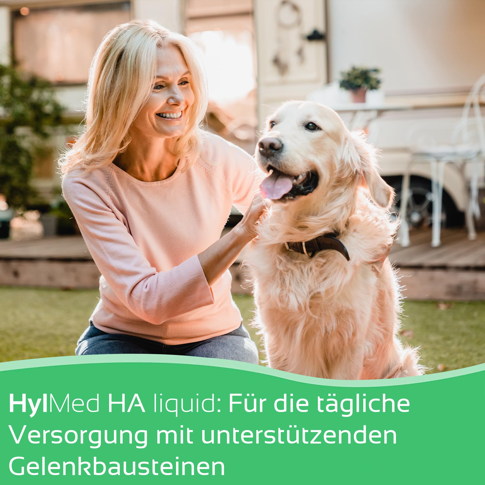 HA Liquid Dog, 250 ml, acido ialuronico ad alto dosaggio, collagene e altri nutrienti per sostenere le articolazioni e la gioia di movimento del cane fino a 50 giorni
