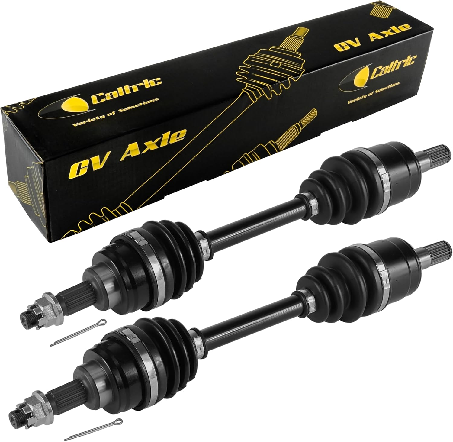 Caltric Front Right and Left Complete Cv Joint Axles Compatible with Honda Trx350Fm Trx350Tm Rancher 350 2X4 4X4 S 2000-2005