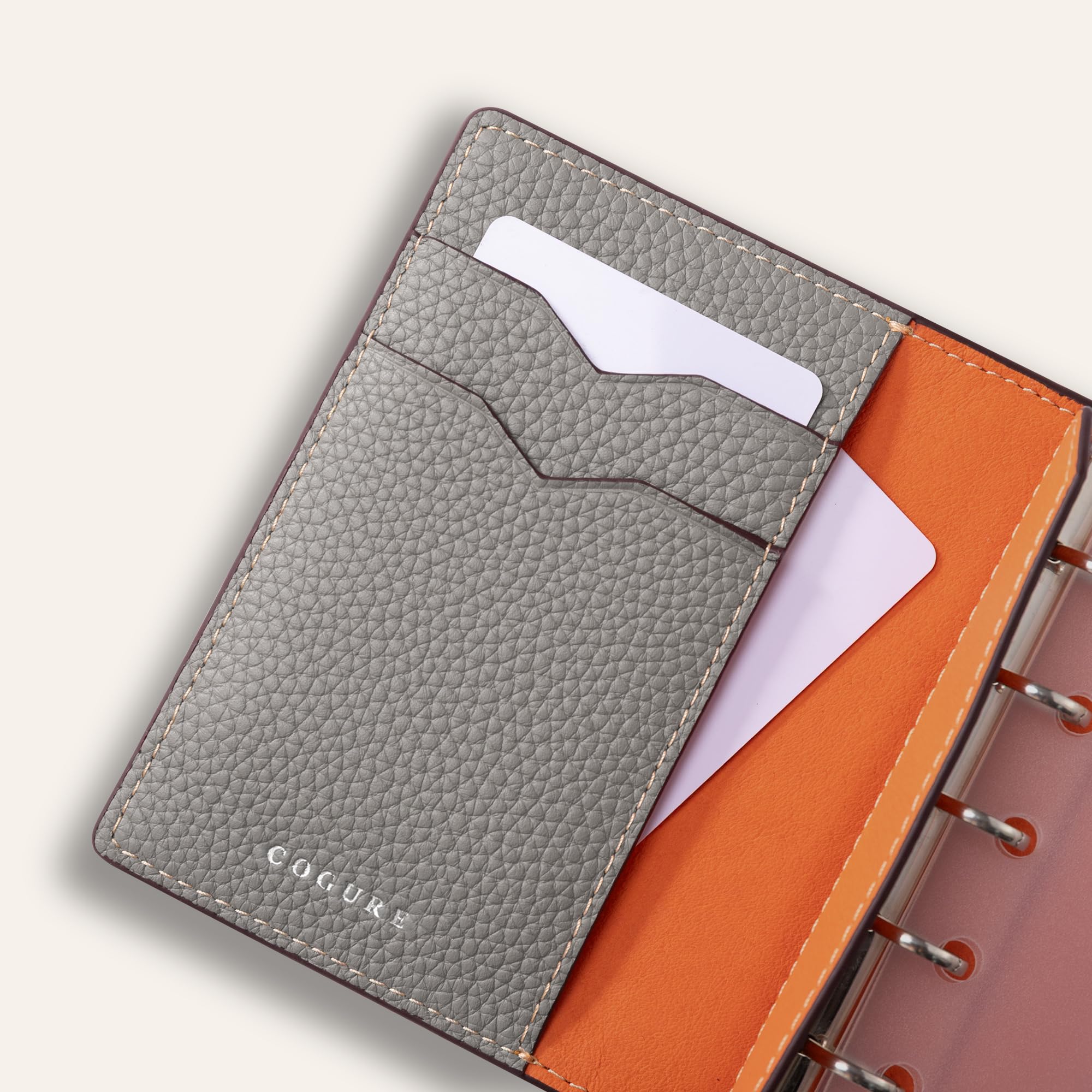 Amazon.co.jp: COGURE システム手帳 バインダー 本革 リフィル無し 5穴