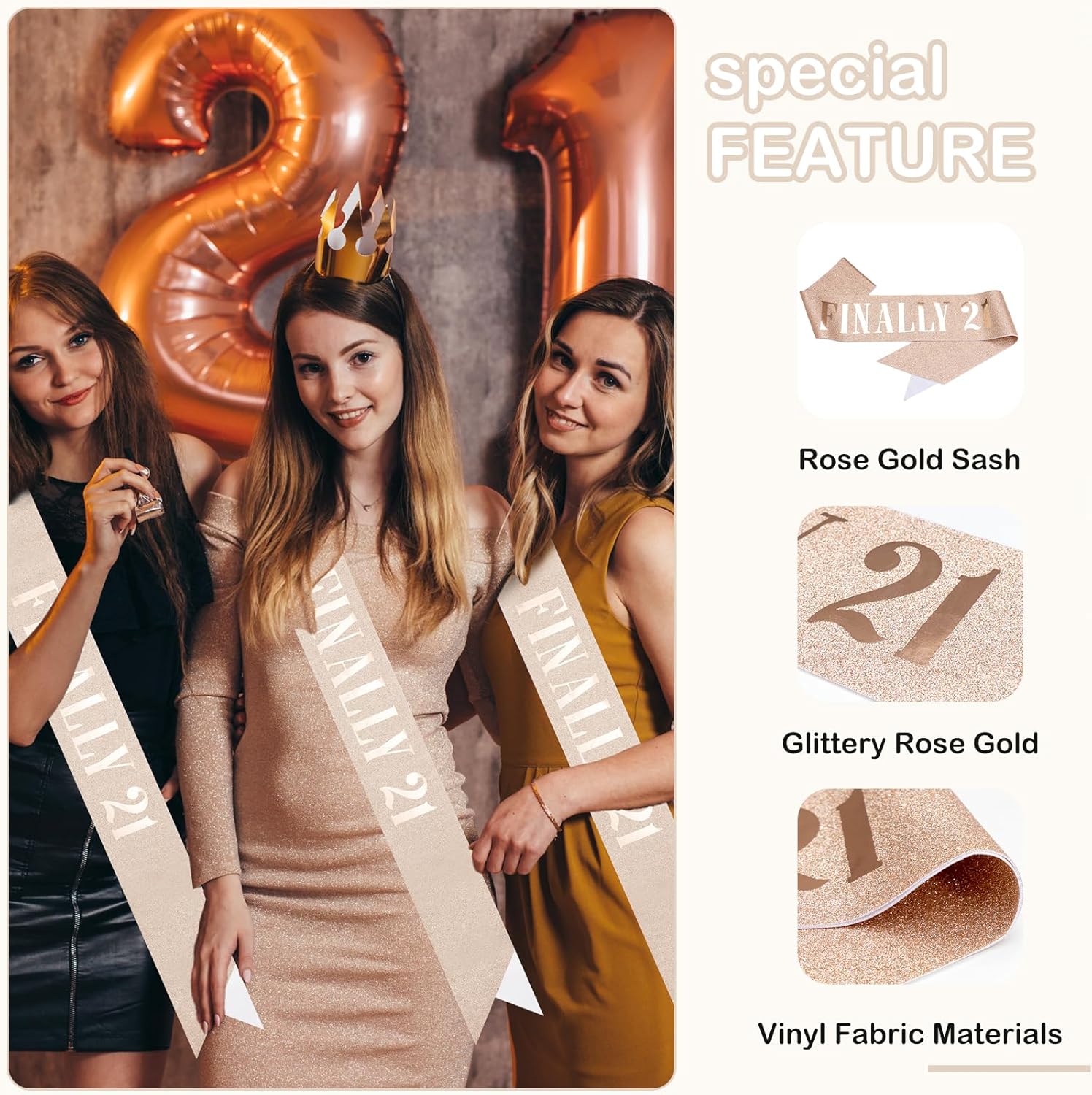 21st Birthday Gifts for Women, 2005 Happy 21st Lighted Wine Bottle Birthday Gifts For Her, Funny 21-Year-Old Decorations for Her, Daughter, Sister, Friends - Image 5