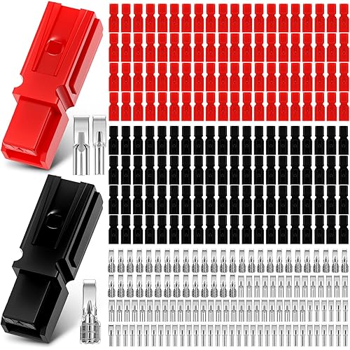 Relaxweex 360 Pcs, 15a, 30a, 45 Amp Power Connectors Assortment Kit Power Connectors Quick Disconnect Battery Modular Terminals