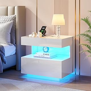 Smart Night Stand with 2 Drawers