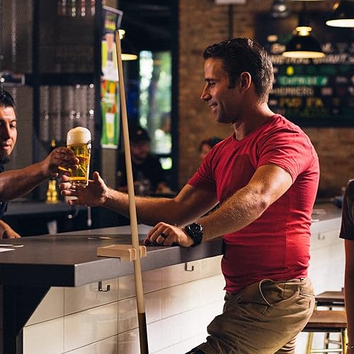 Miniatura 6 de Soporte para palos de piscina soporte para tacos para tacos de piscina soporte portátil para garras de tacos con capacidad para 3 tacos contra la