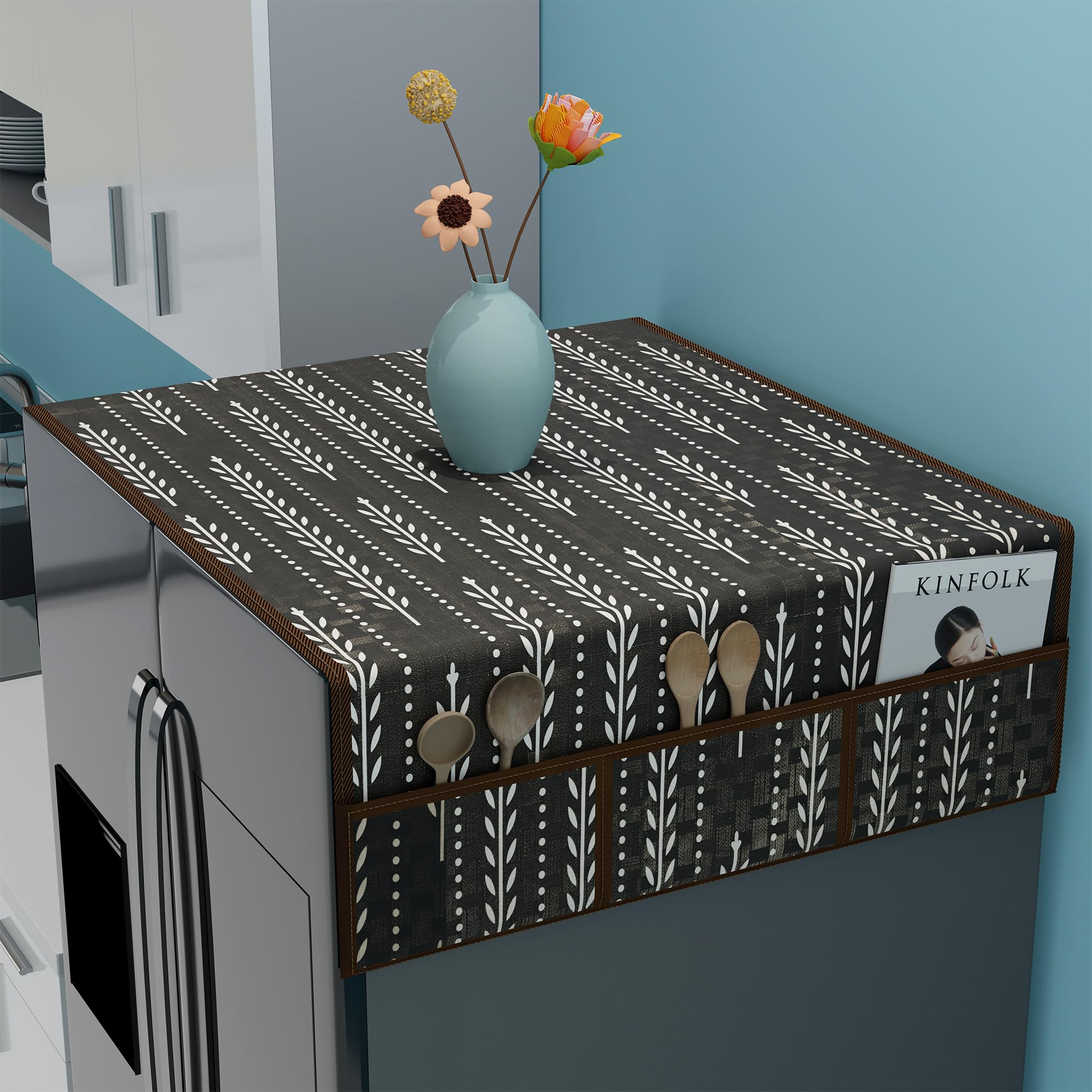 Fridge Top Cover - Protect & Organize with Kuber -11
