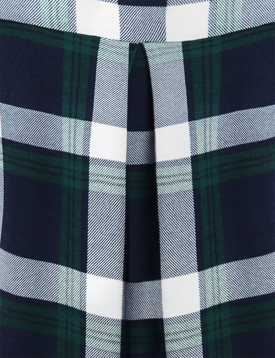 MOQIVGI Womens Notch Neck Short Sleeve Plaid Shirts Checkered Blouse Tops - Image 5