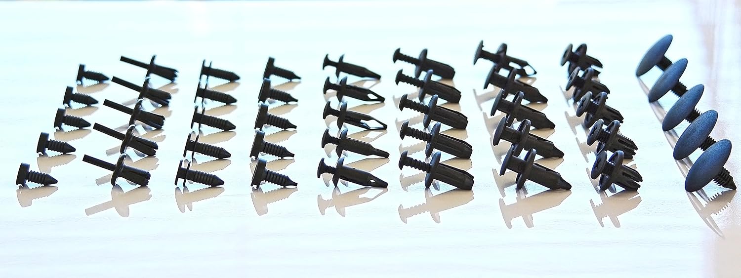 Swordfish 60550 - Interior and Exterior Trim Retainer Clip Assortment for Land Rover for Ranger Rover, Package of 280 Pieces