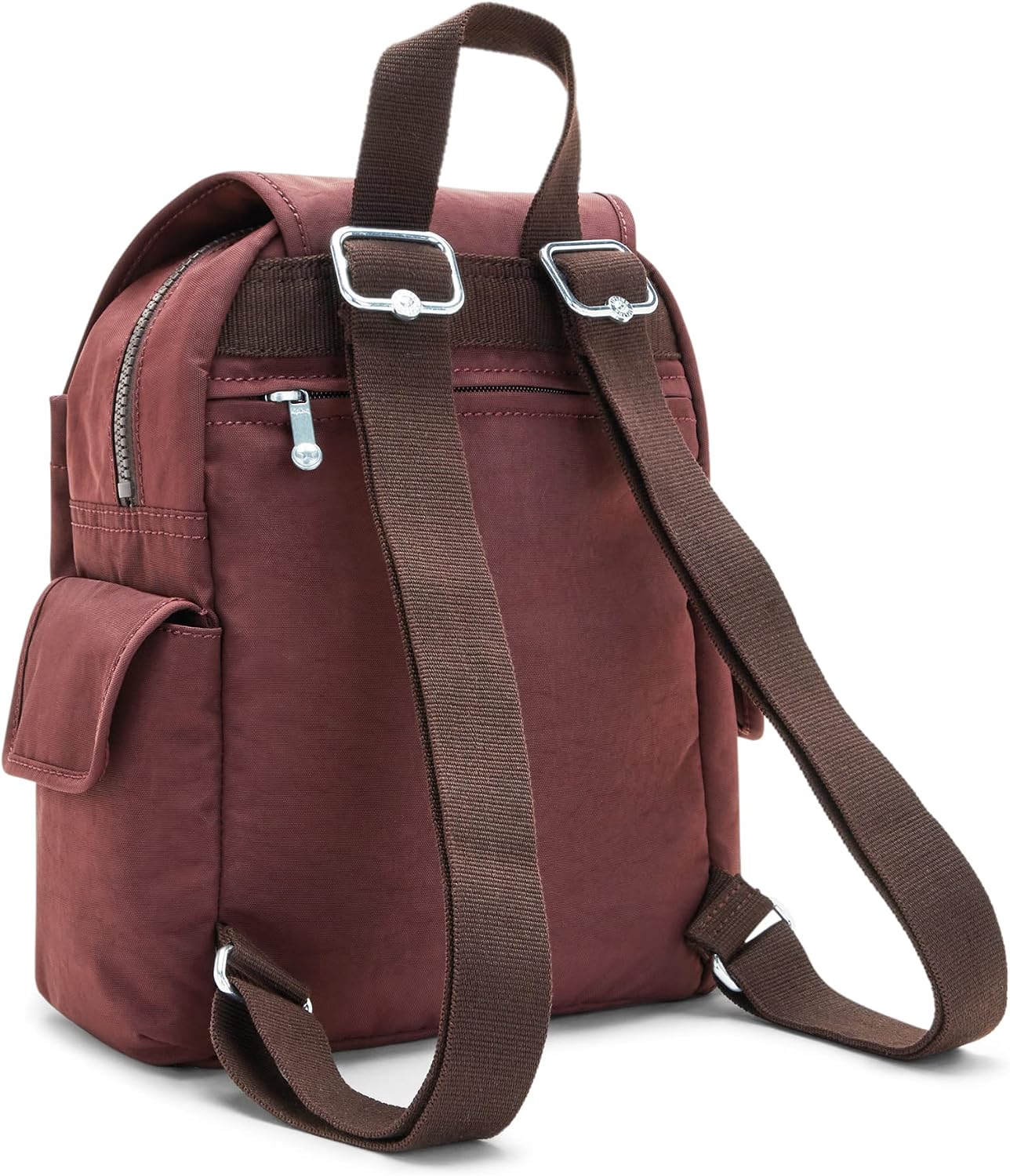 Kipling Women's City Pack Mini Backpack, Lightweight Versatile Daypack, School Bag, Mahogany, 10.75''L x 11.5''H x 5.5''D