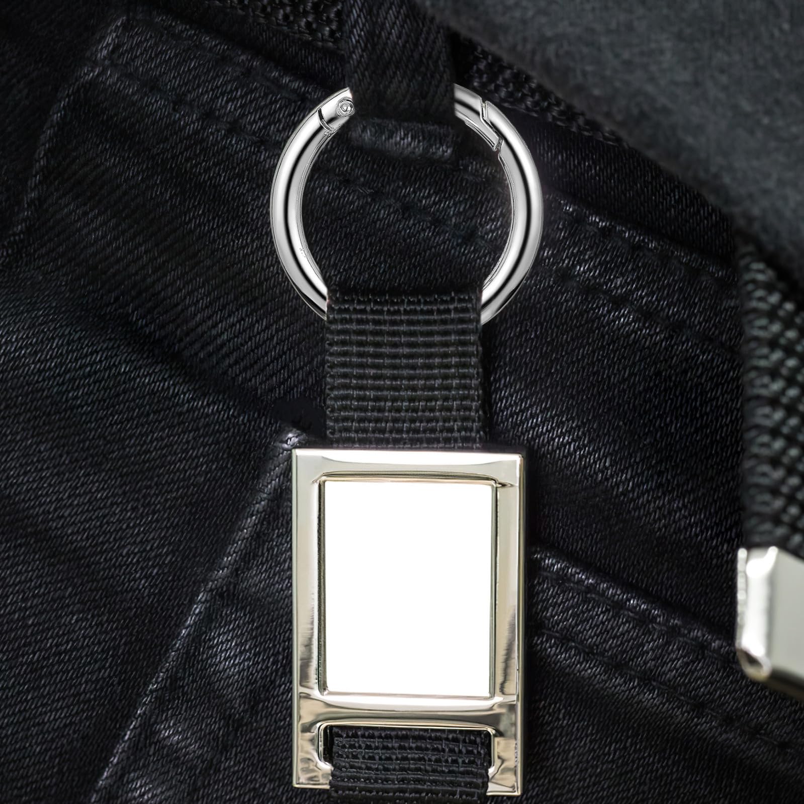 ifundom Moschettoni Rotondi e Chiusura Sicura in Metallo Superficie Lucida 30 e Artigianato per Accessori Borse