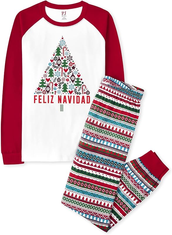 The Children's Place Family Matching Christmas Pajama Sets, Cotton