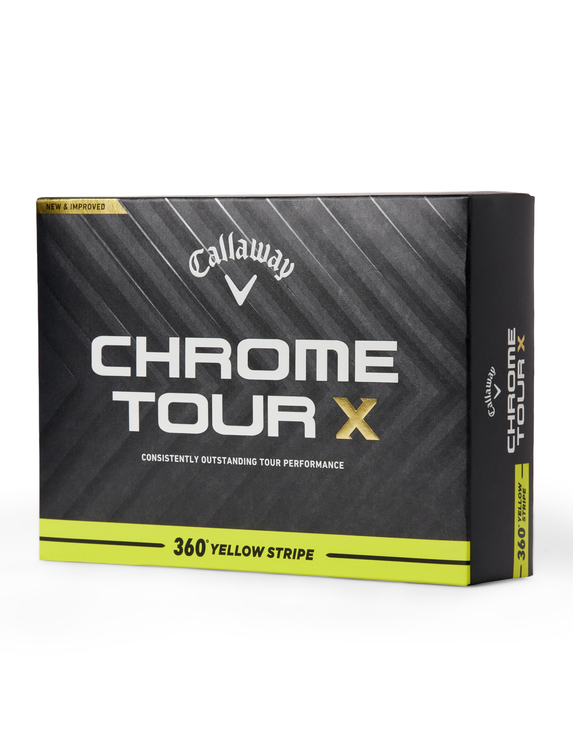 Callaway Chrome Tour X 360 Stripe Golfbälle