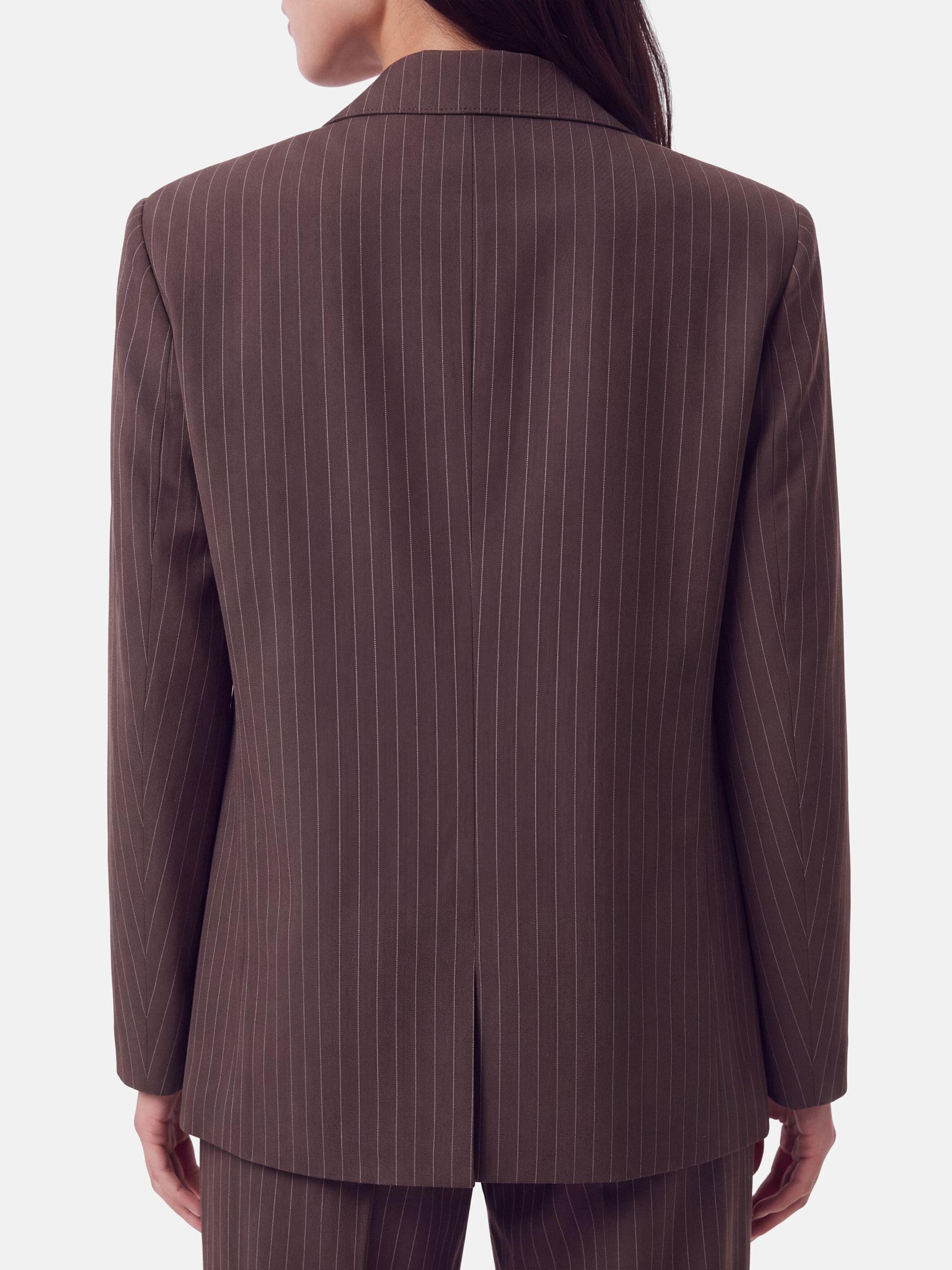 PIECES Pcbozzy Ls Loose Striped Blazer Noos BC Pcbozzy Ls Blazer Ample rayé Noos BC Femme (Lot de 1)