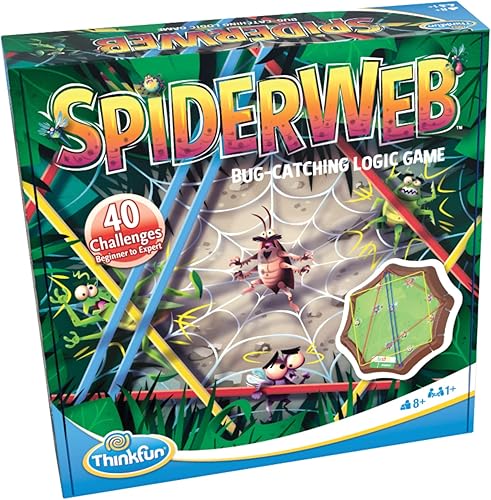 Miniatura 4 de Think Fun Spiderweb: un juego de lógica para atrapar errores para mayores de 8 años