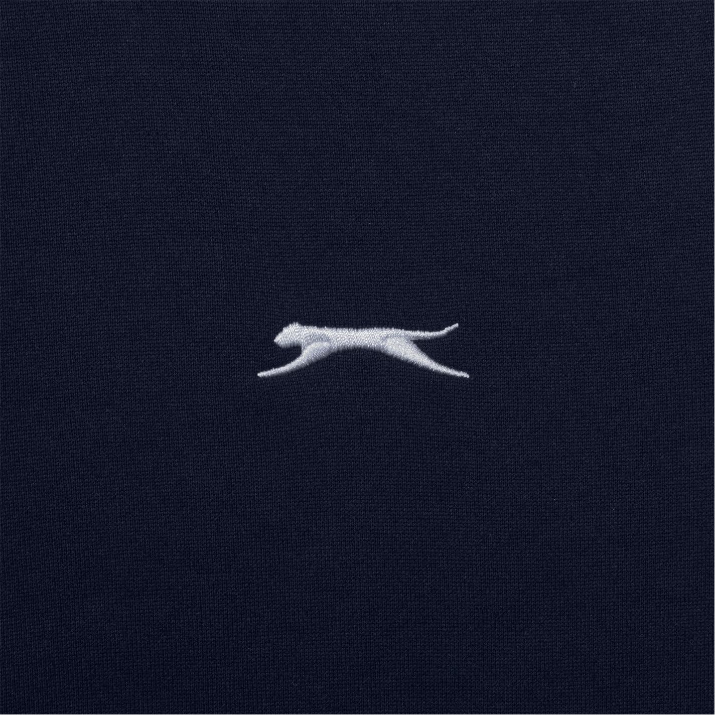 Slazenger Męska kurtka bawełna długi rękaw zamek błyskawiczny kurtka treningowa niebieska średnia