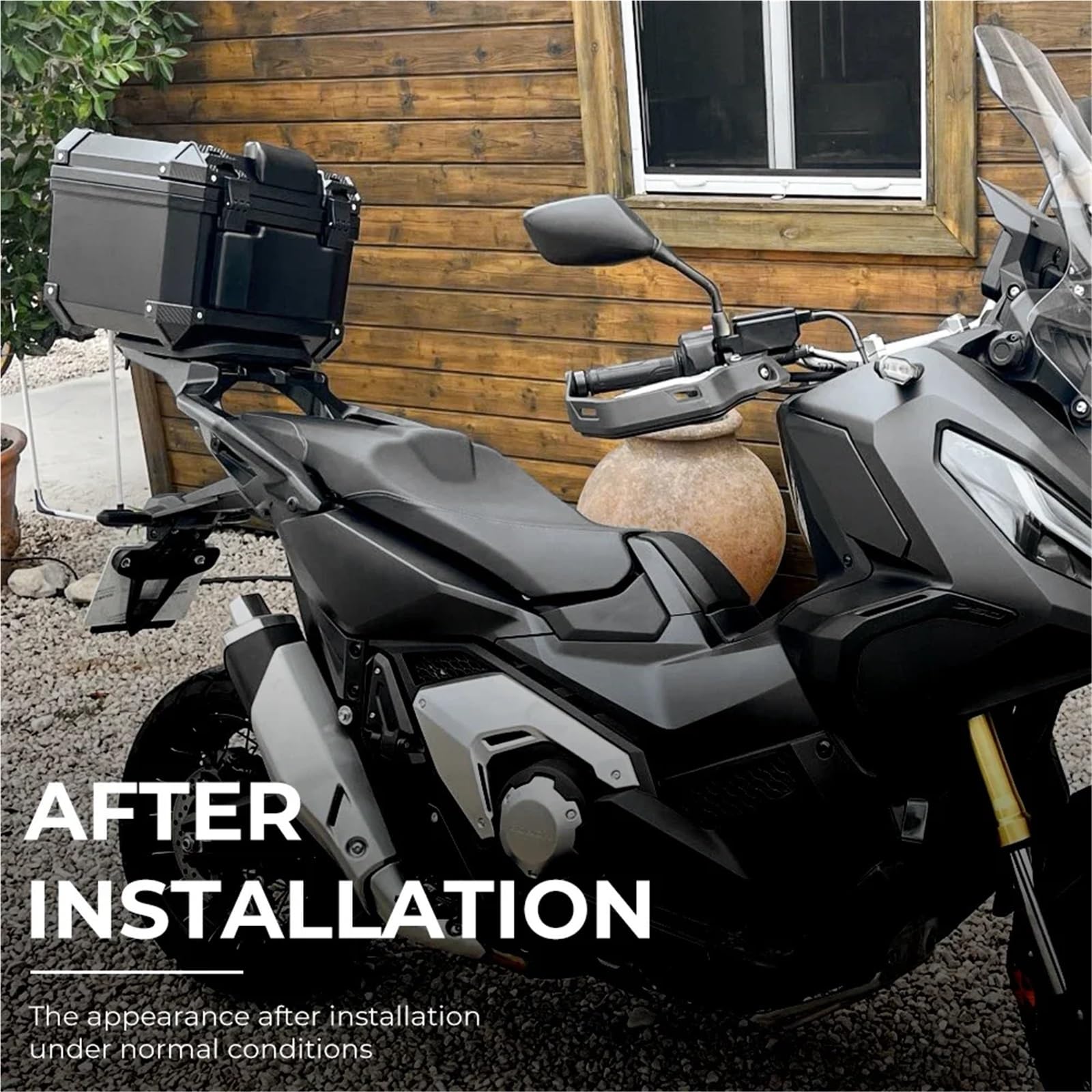 motocyklowyTopcase 45L motocyklowy kask box górny ogon tylny bagaż przechowywanie narzędzi skrzynki zamek pasuje do BMW R1200GS R1250GS R1200GS R1200GS LC ADV bagażnika motocykla(57L Silver Box)
