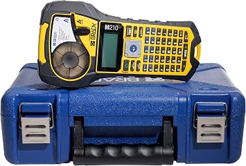 Brady M210 Portable Label Printer Kit (M210-KIT) and Brady Authentic Harsh Environment Polyester Label