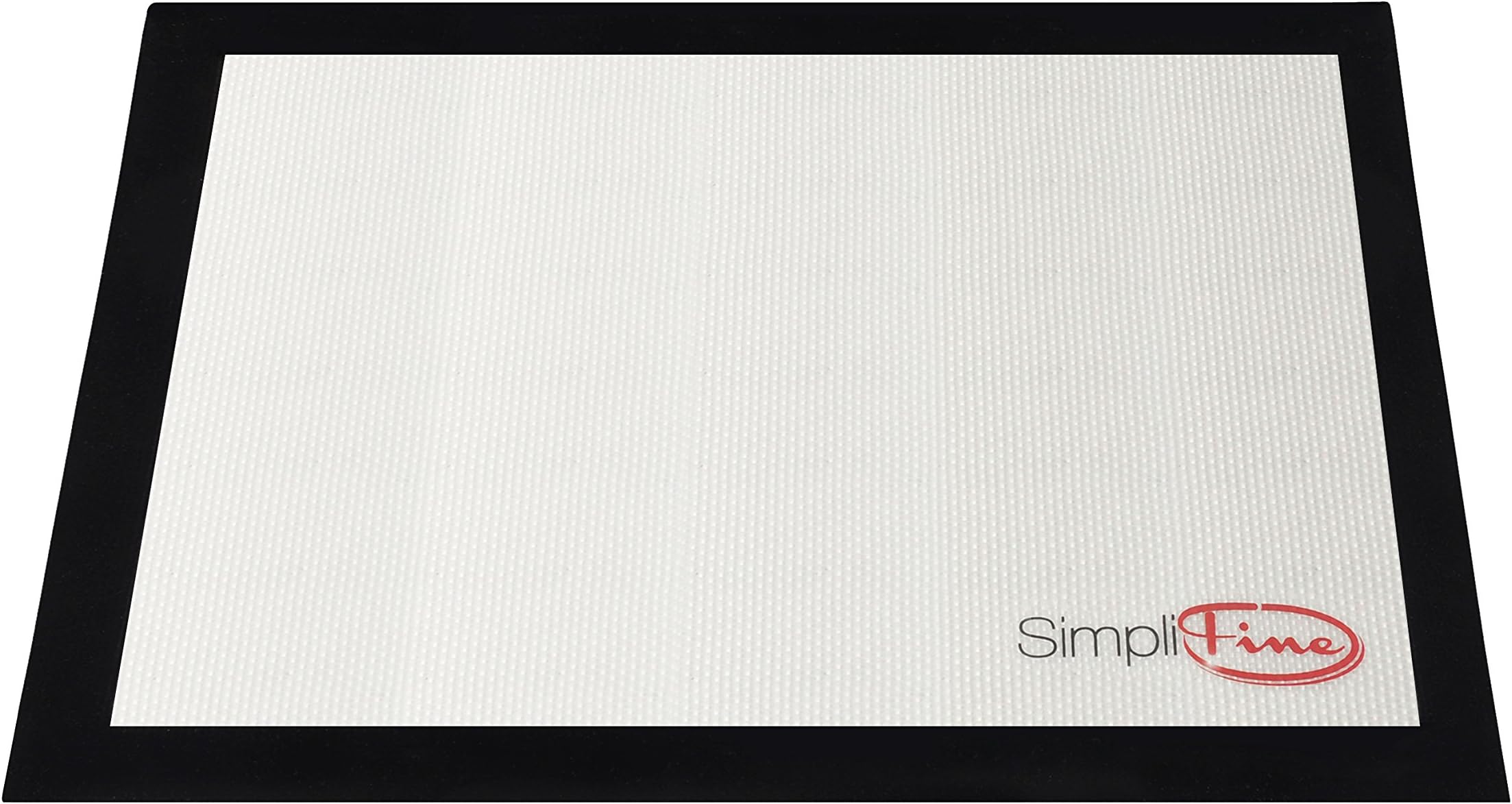 SimpliFine Baking Liner, Reusable Silicone Baking Mat Sheet Professionals Prefer, Best Half Size Heat Resistant Mat, Promote Healthy Baking with This Fantastic Pastry & Cookie Sheet Bakeware, Non-Slip Baking Pan Liner for the Gourmet Baker In You