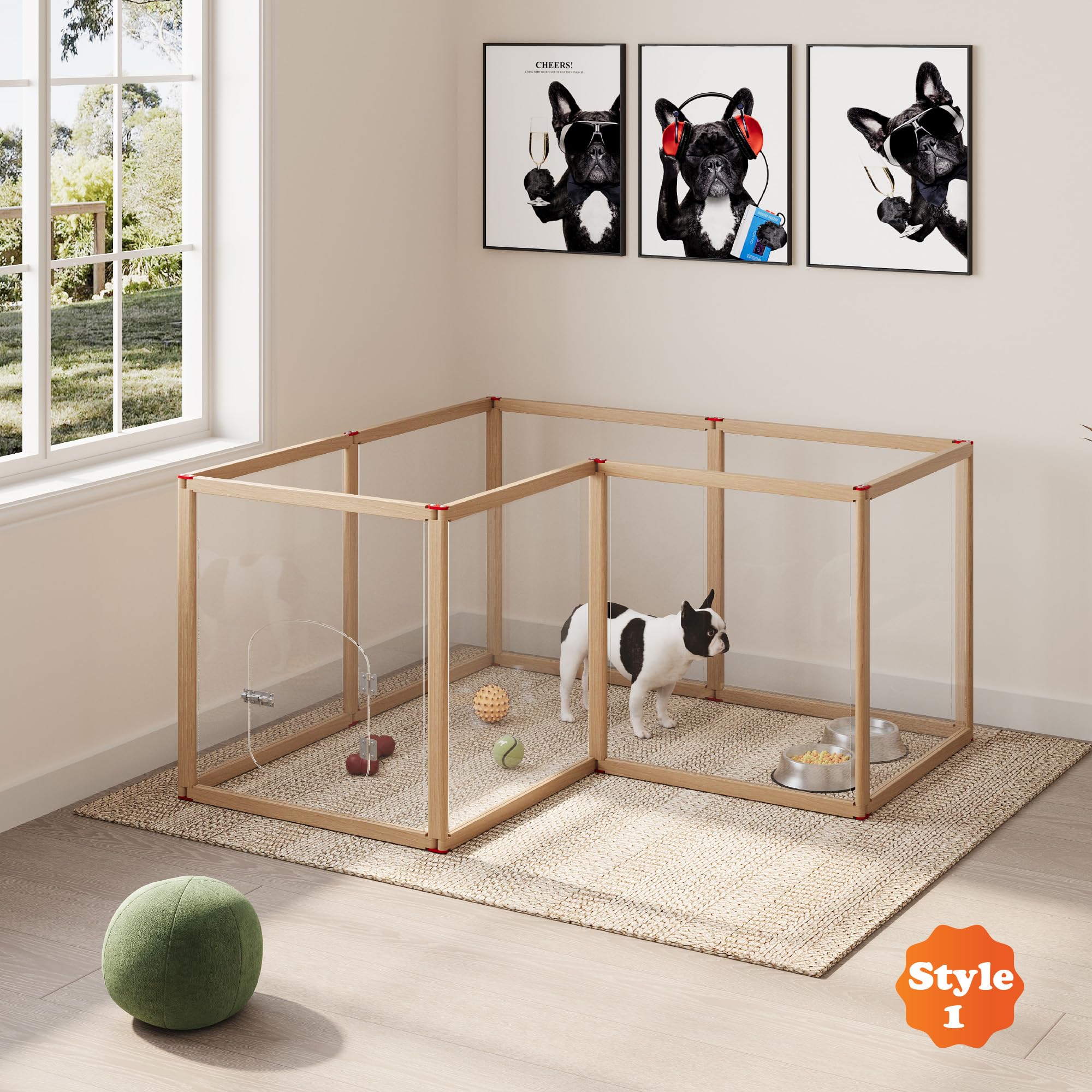 Image showcasing Snapklik.com : Sttoraboks Dog Playpen Expansion Kits