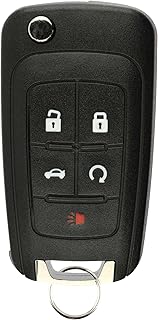 KeylessOption Keyless Entry Car Remote Uncut Flip Key Fob Replacement for OHT01060512