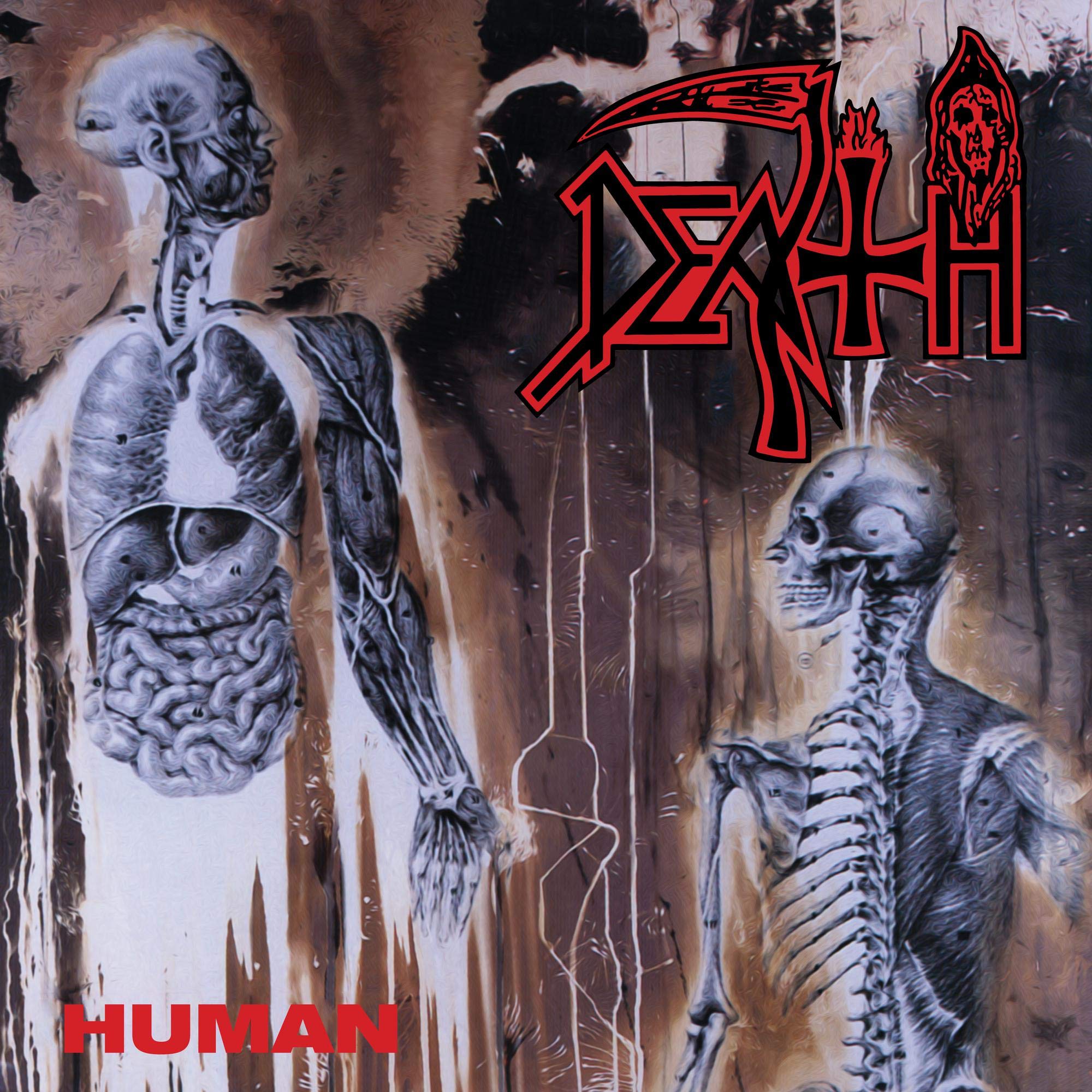 DEATH - Human (reissue) - SPLATTERED VINYL LP + BOOKLET