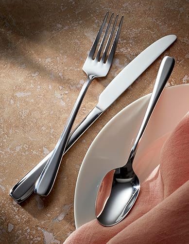 Miniatura 3 de Oneida 895273 Waverly - Juego de cubiertos para uso diario de 12 piezas