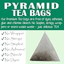 the tea trove Chamomile Tea Bags Organic -30 Pyramid Chamomile Flower Tea Bags In Resealable Pouch- Caffeine Free Camomile - Steep Hot Or Iced|Pack Of 1, 30 Gram gallery image
