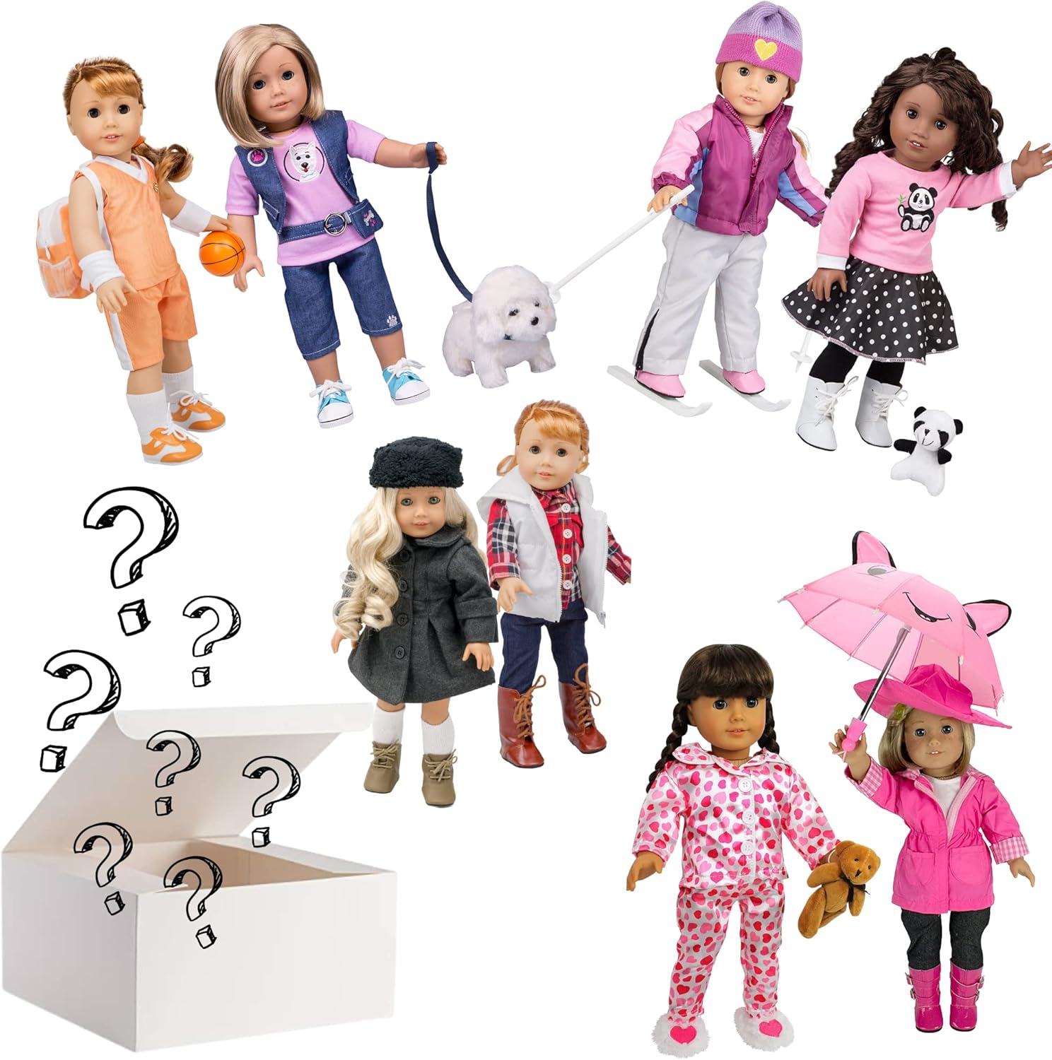 Dress Along Dolly HandMade American 18 inch Girl Doll