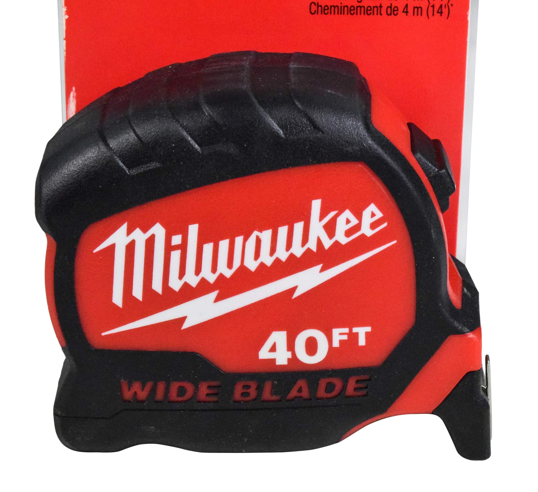 Milwaukee 48-22-0240 Mètre ruban à lame large de 12,2 m x 3,3 cm (lot unique)