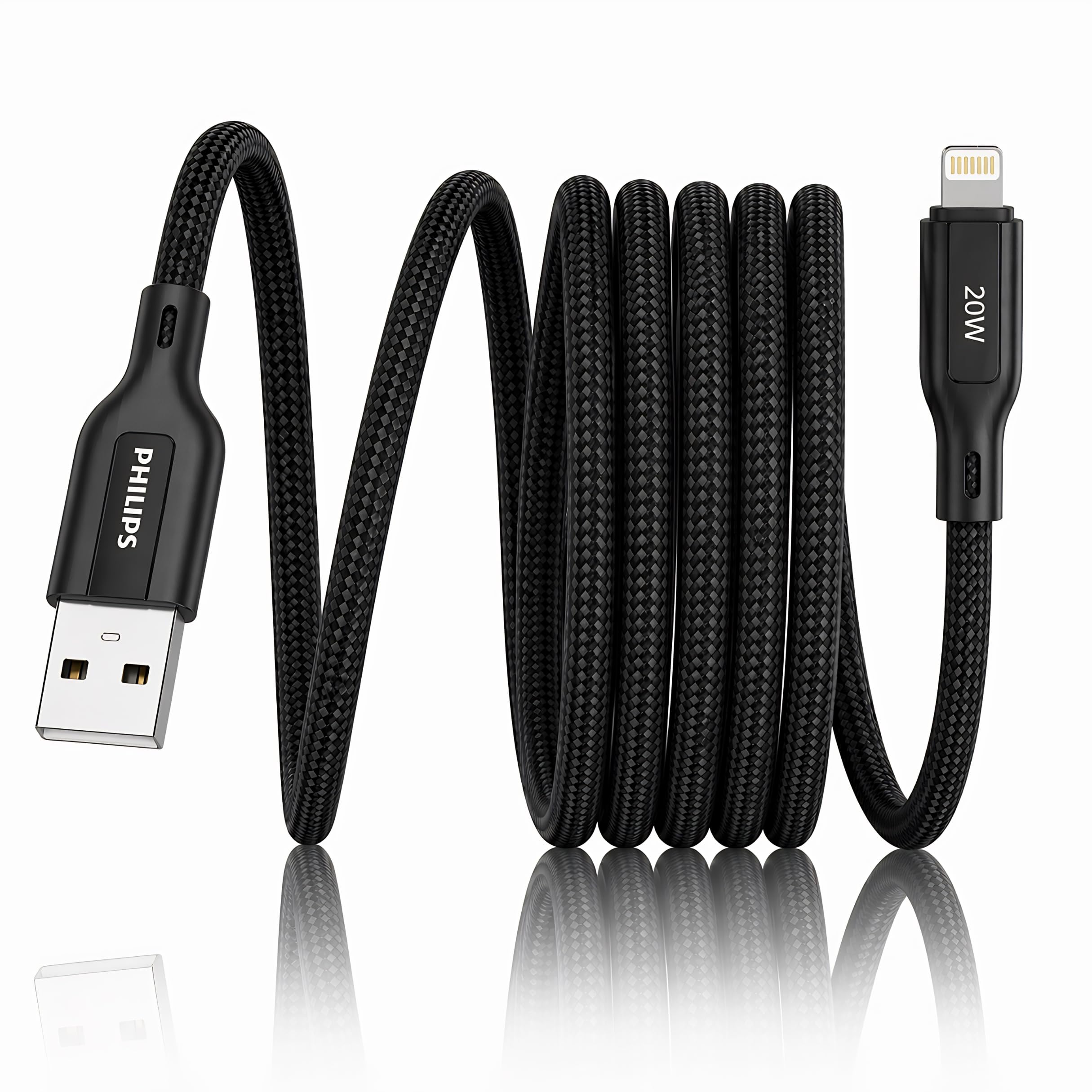Philips Lightning Cable - Fast Charging & Data Sync -1