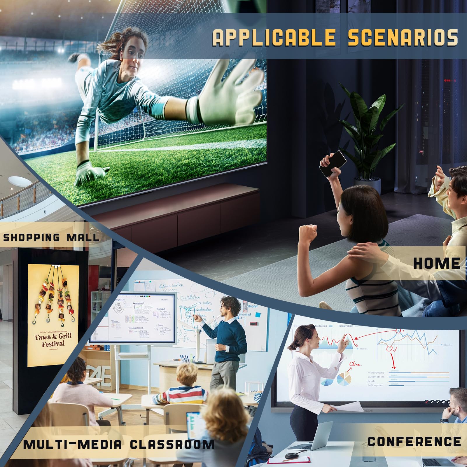 Convertitore CCTV, Adattatore Video Multi Formato 8MP con Uscita BNC e Rilevamento Automatico 720P 1080P per Monitor HDTV, Grigio Metallizzato, 1 Pezzo