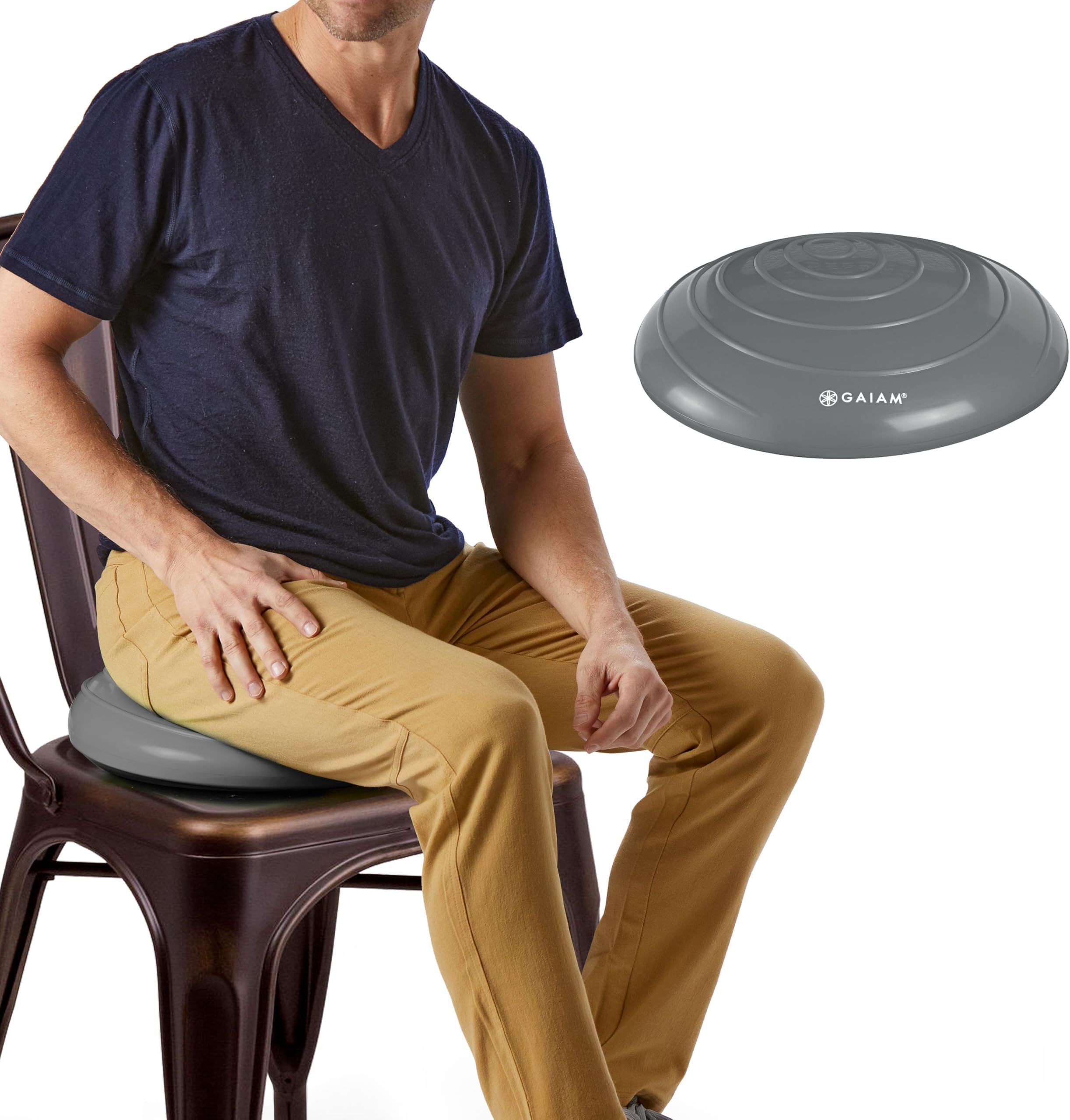 Balance Disc Wobble Cushion Stability Core Trainer for Home or Office Desk Chair & Kids Alternative Classroom Sensory Wiggle Seat