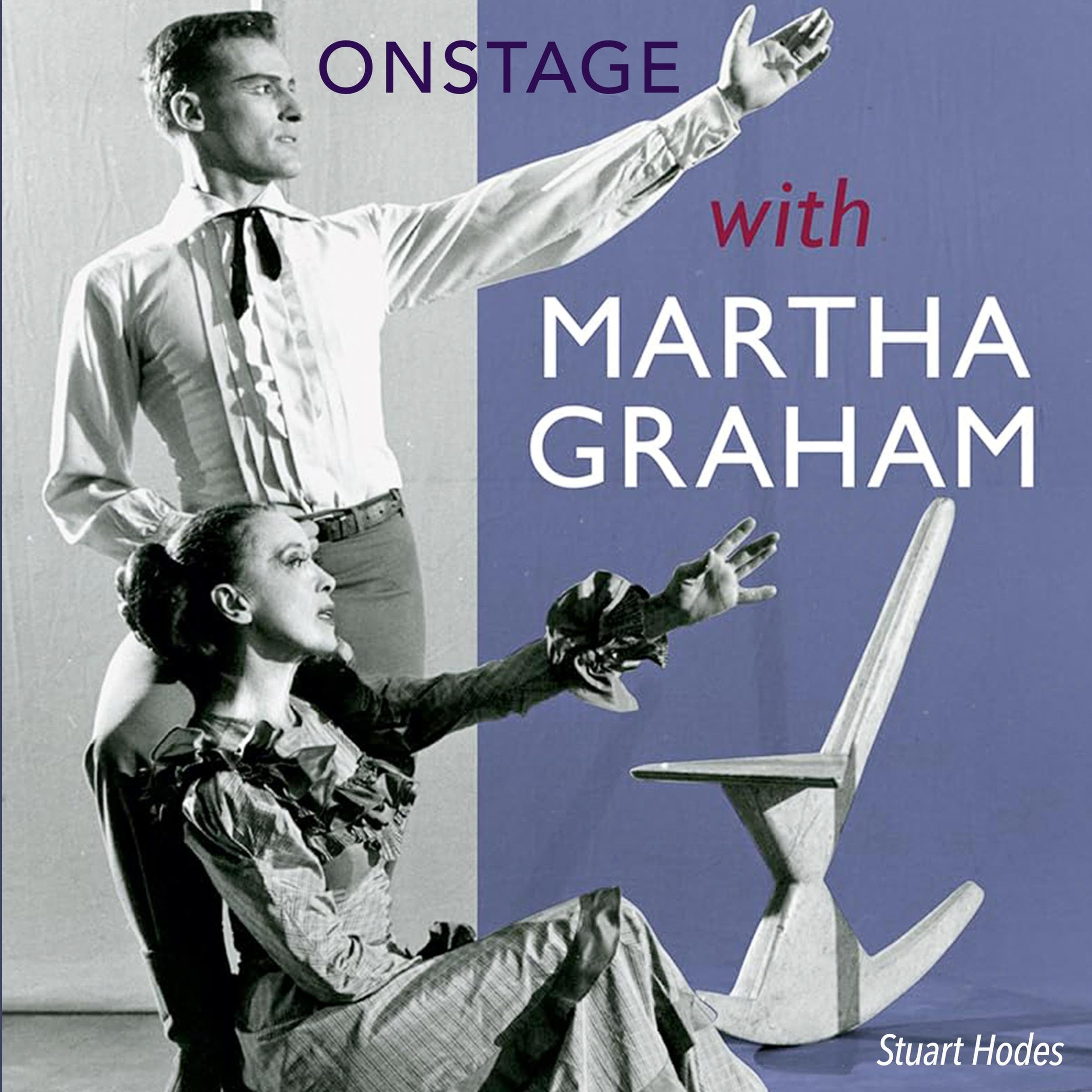 Onstage with Martha Graham