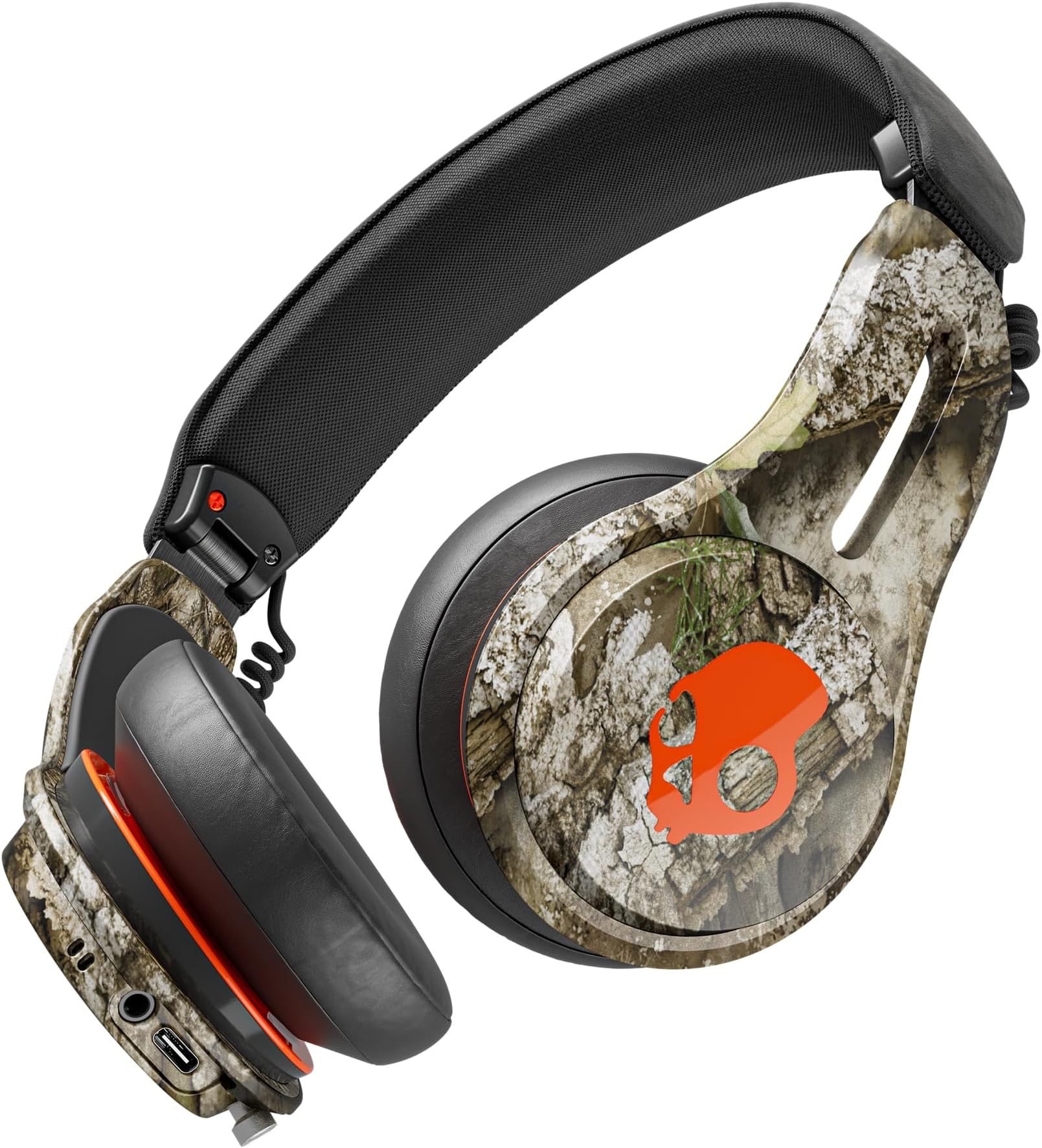 Icon ANC Wireless On-Ear Bluetooth Headphones, Active Noise Cancelling, 60 Hours Battery, Sweat Water Resistant, Foldable Durable Travel Ready, Microphone for iPhone Android - Realtree APX