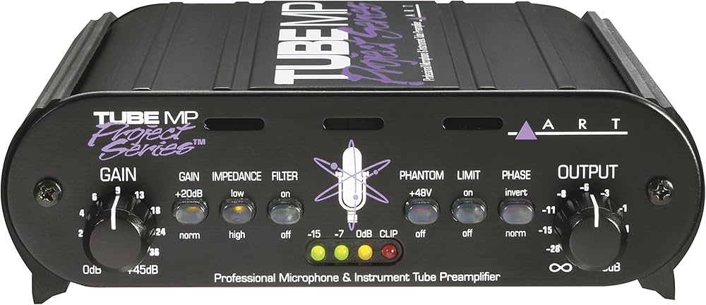 Amazon.com: ART Tube MP Project Series Microphone Preamp : Musical