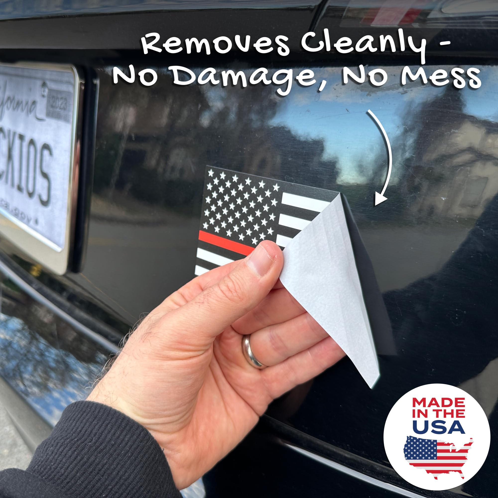 Multi Red Line Sticker Snapklik.com : Stickios Firefighter Sticker - American Flag Thin Red ...